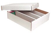 White Corrugated Trading Card Two-p